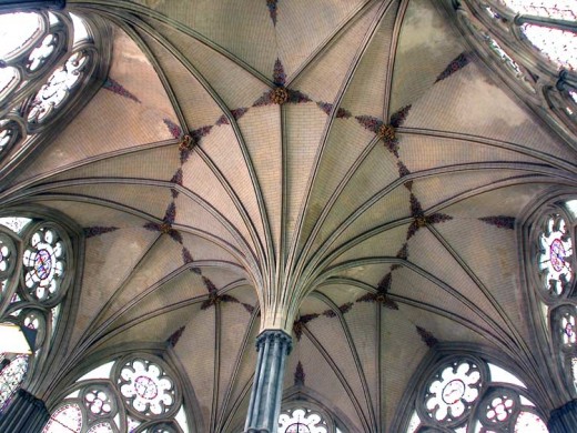 Detail of the ceiling