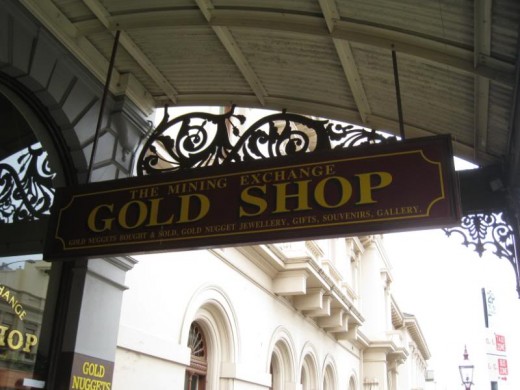 Gold shop Ballarat.