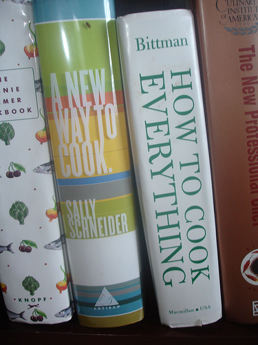 Perhaps a thing of the past - real cookbooks?