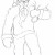 Draw a zombie santa clause sketch 2 - Making a figure better than before.