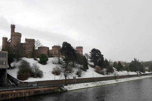 Scotland: Inverness Castle In Winter