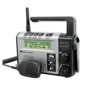 Midland XT511 22-Channel FRS/GMRS Two-Way Emergency Crank Radio