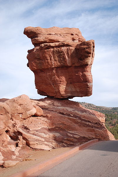  Photo of balanced rock. Courtesy http://en.wikipedia.org/wiki/File:Balance_Rock,_Garden_of_the_Gods,_CO.jpg