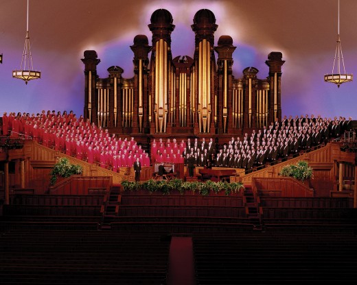 The Choir inside the Tabernacle
