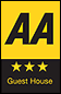 The Avalon Guesthouse has a 3-star AA rating.