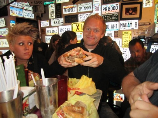 That Hodad's burger is a two hander!