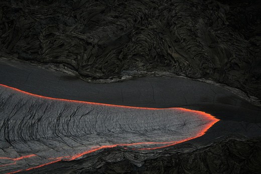 Pahoehoe Lava flow
