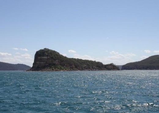 Lion Island on a fine day