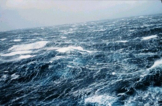 The seas were getting up