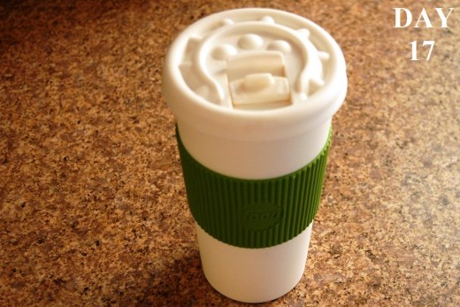 Since I've become an avid coffee drinker in the past week or so, I went ahead and bought myself a coffee cup.  Now my wife can't complain about me always using hers :-)