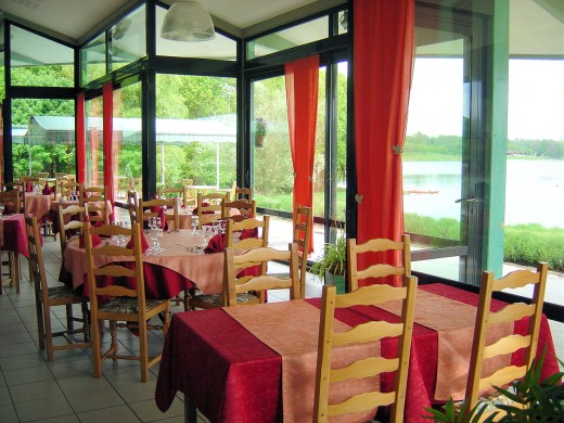The interior is pleasant