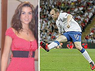 Wayne Rooney and woman he cheated with Jenny Thompson