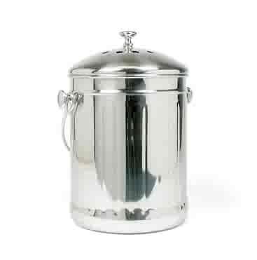 Stainless steel apartment sized composter