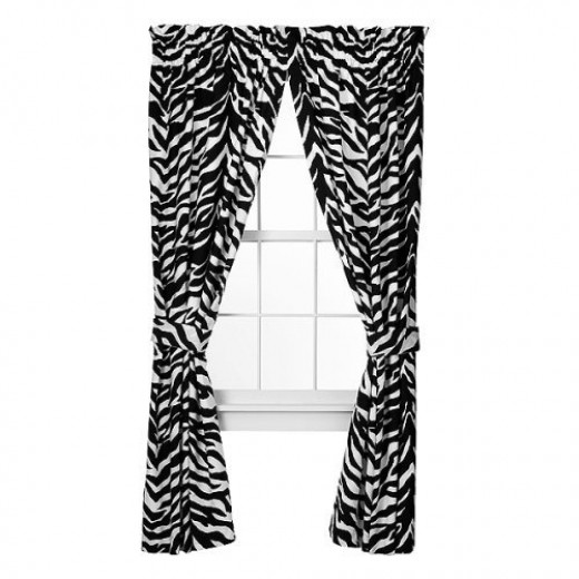 Zebra Print Curtains for the Home