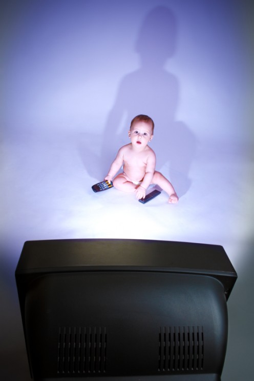 TV captures attention using  the orienting reflex
