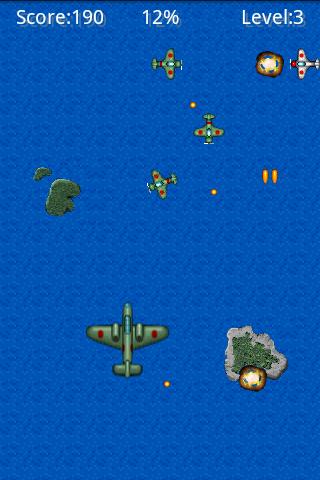 Pacific Wing, screenshot from Appbrain (apparently, you just blew up)
