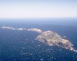 Anacapa Island from the air