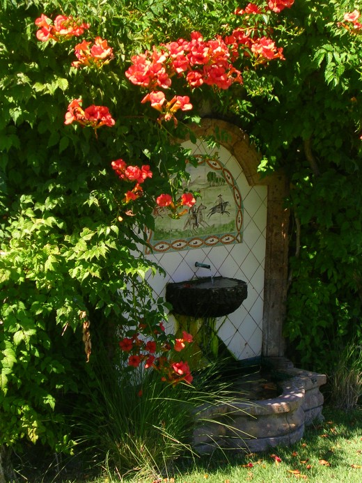 The historic well at Murrieta's Well Winery.  (Photo credit:  M. Thomas)