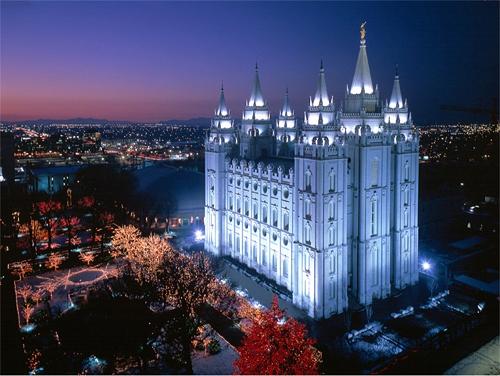 Mormon Temple in Salt Lake City