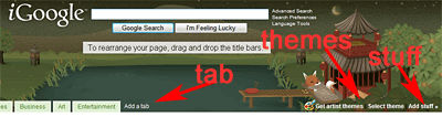 Tabs, themes and stuff.