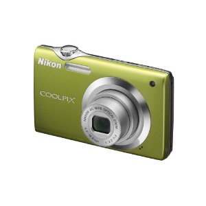 Nikon Coolpix S3000 12 MP Digital Camera with 4x Optical Vibration Reduction (VR) Zoom and 2.7-Inch LCD (Green)