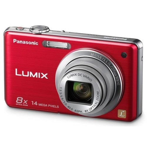 Panasonic Lumix DMC-FH20 14.1 MP Digital Camera with 8x Optical Image Stabilized Zoom and 2.7-Inch LCD (Red)