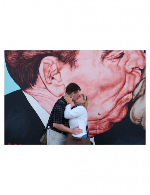 Kissing by the Berlin Wall - East Gallery