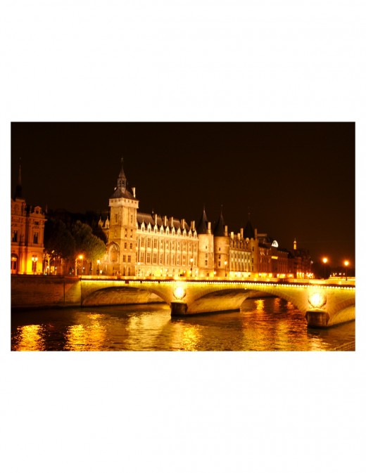 The River Seine by night