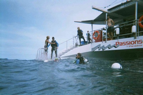 Entering the Coral Sea