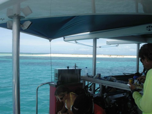 Michaelmas Cay - a sandbar in the middle of nowhere