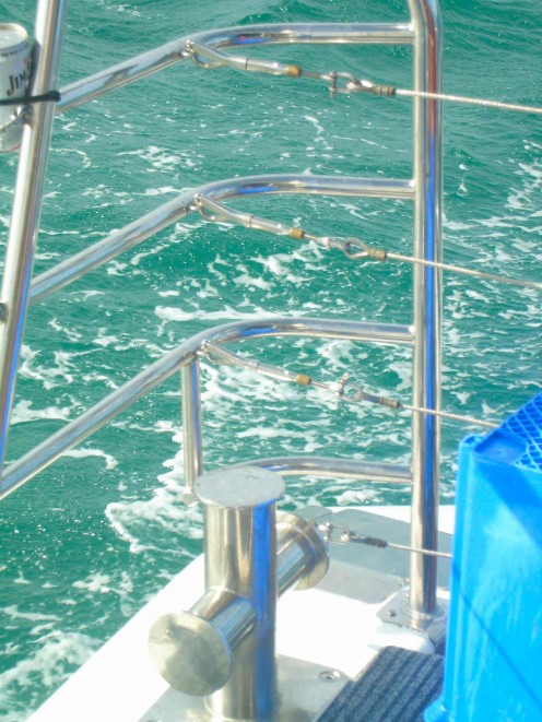 Boat chrome and turquoise