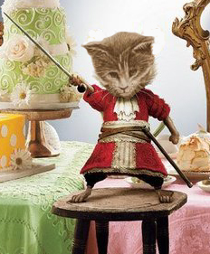 Red-DoorMouse-Elf, Wielder of the Order of the Hat Pin - Image by Enelle Lamb, photo from bscreview.com