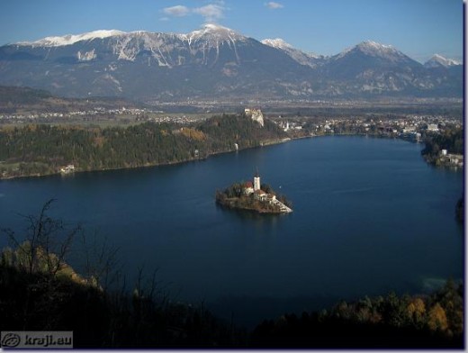 View from Osojnica and Ojstrica