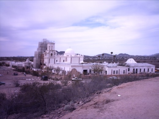 Mission San Xavier in Tucson, Arizona