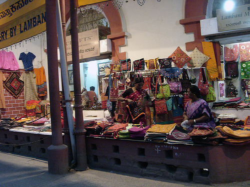 Handicrafts sale outside Cauvery Handicrafts