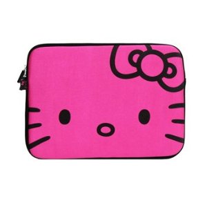 Hello Kitty Laptop Case for Girls-Hot Pink