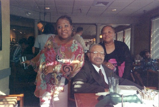 In Florida at Olive Garden Celebrating one of my birthdays with my granddad and mother who are now with Jesus!