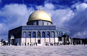 The Dome of the Rock in Jerusalem is the third most holy site in Islam. There is a huge contention as to who should have the former site of Herod's or Solomon's temple.