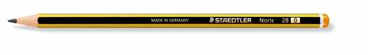 Staedtler 2B sketch pencils.