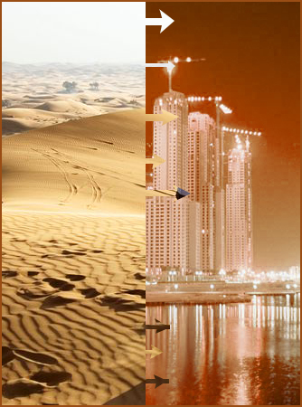Which artist will not be inspired from this Dunes to Dingbats phenomenon of Dubai?