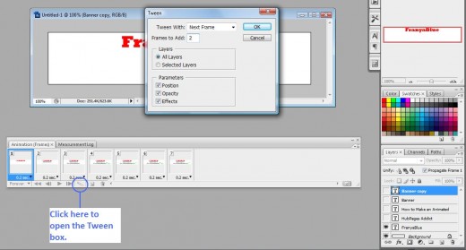 Tween each animation frame together.