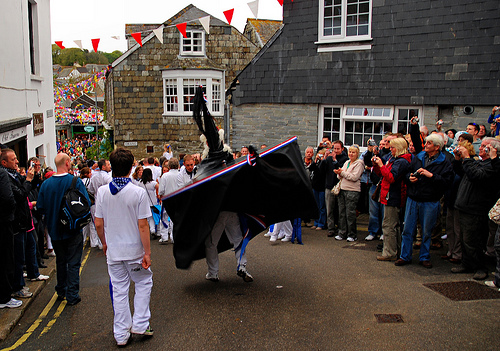 Padstow Obby Oss.    Photo by: Ennor