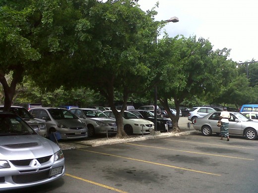 Car Park at ICWI.
