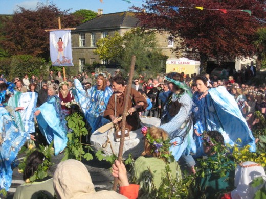 Hal an Tow, Coinage Street, Helston Flora Day Photo by: Rod Allday