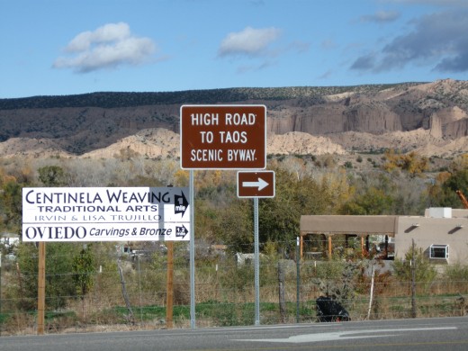 Scenic High Road to Taos, New Mexico