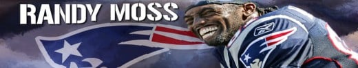 Randy Moss wider receiver New England Patriots