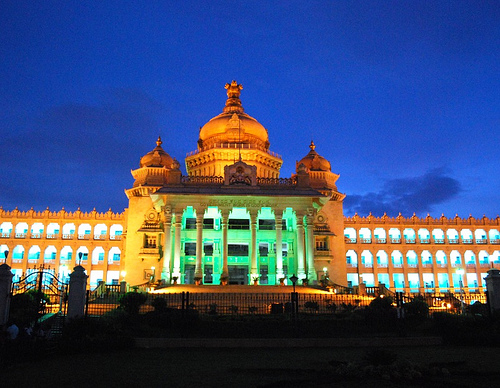 Illuminated every Sunday evening-Vidhana Soudha