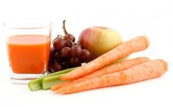 Healthy with Fruit and Vegetable Juice