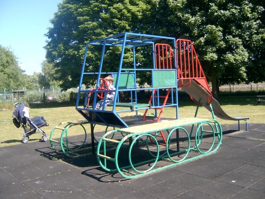 Play area for the younger children