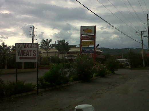 Juici Patty people dominate this place.  